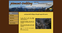 Desktop Screenshot of piemont-trekking.com