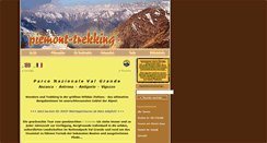 Desktop Screenshot of piemont-trekking.de
